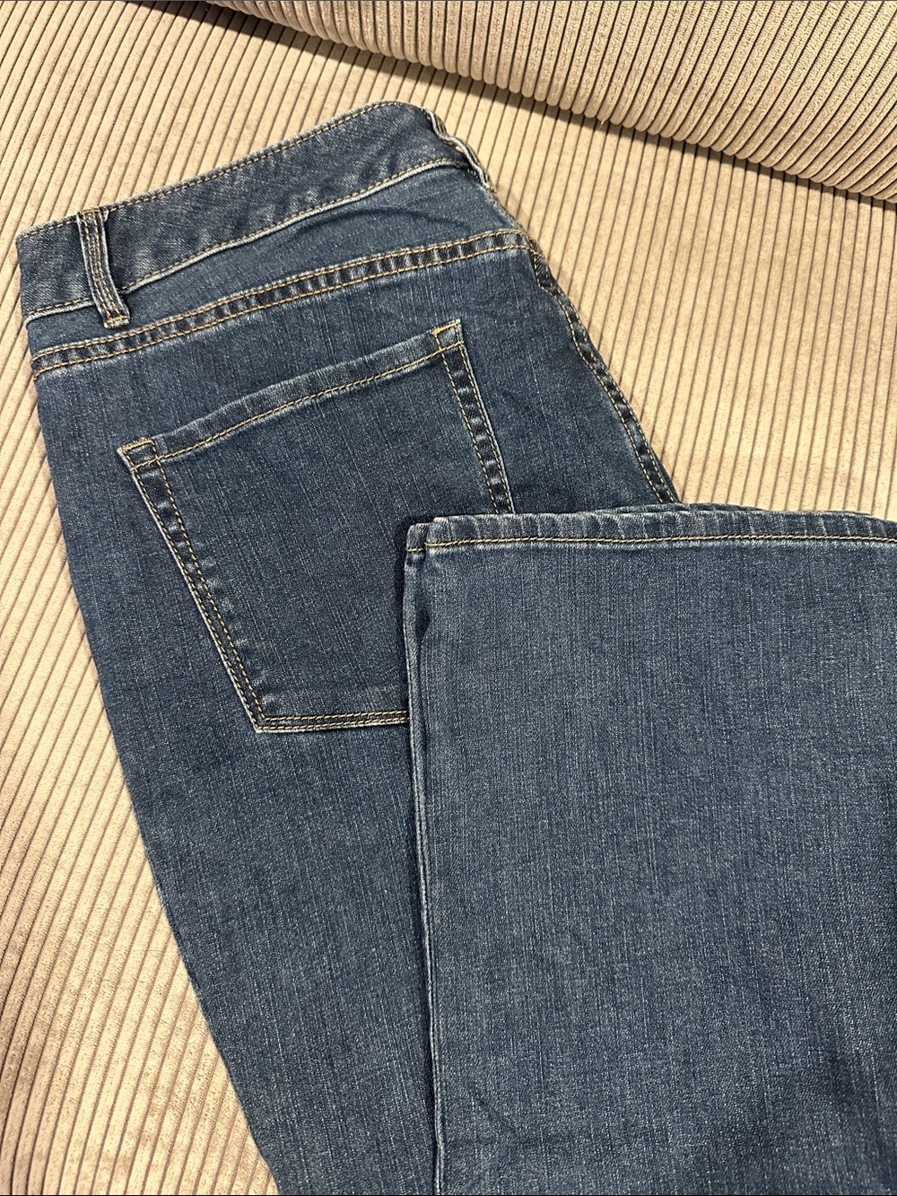 Coldwater Creek Indigo Bootcut Straight-Leg Jeans | 12